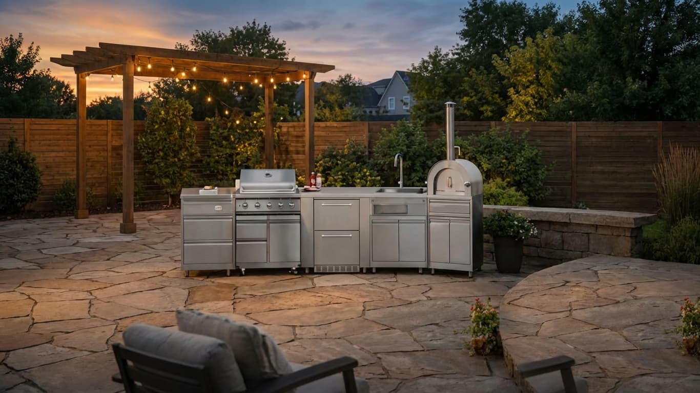 Luxury Modular Outdoor Kitchen Island